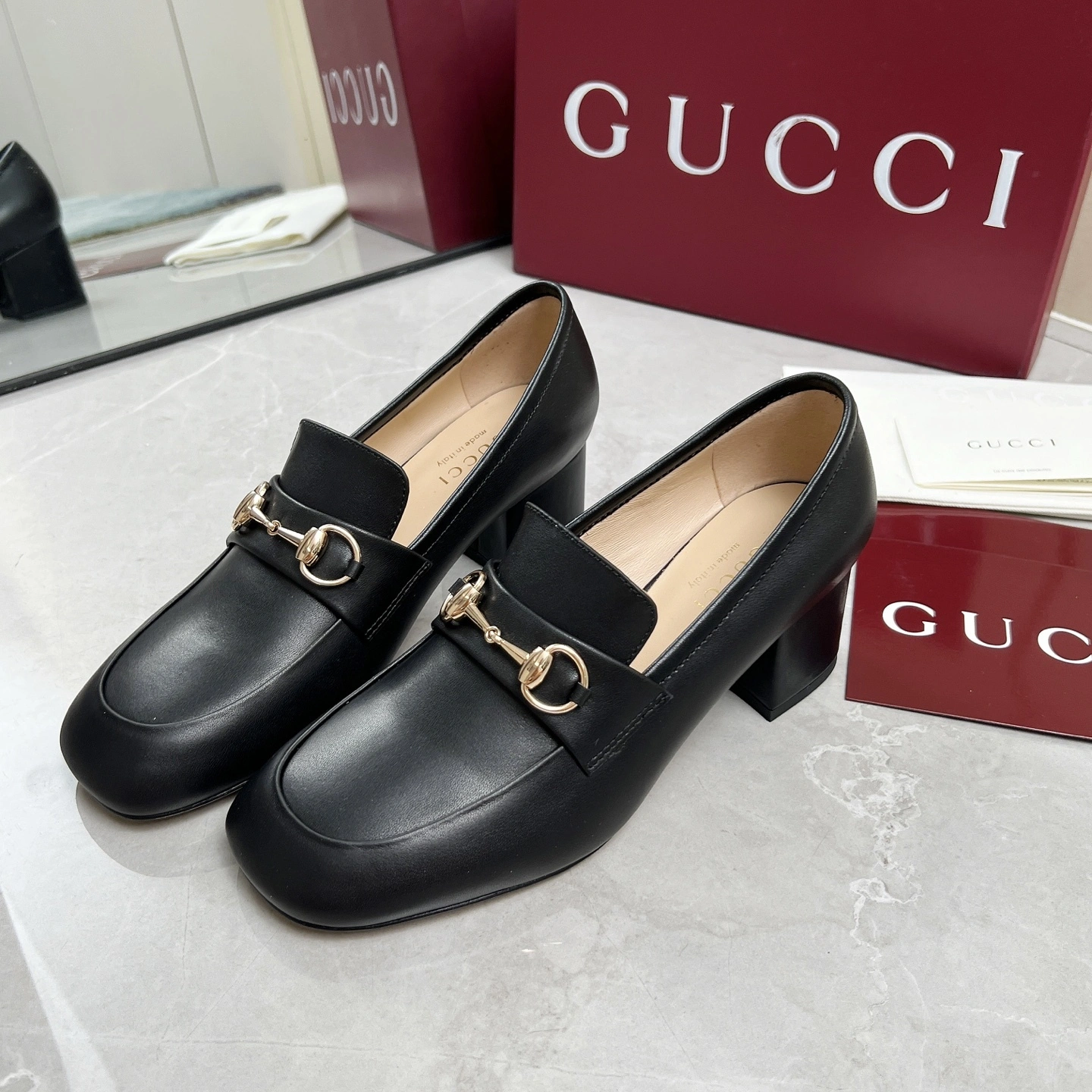 COCO-- 6u33i 832443 BKO00 1000 cowhide sheepskin Heel height:5.5cm item:E-X362H2815
